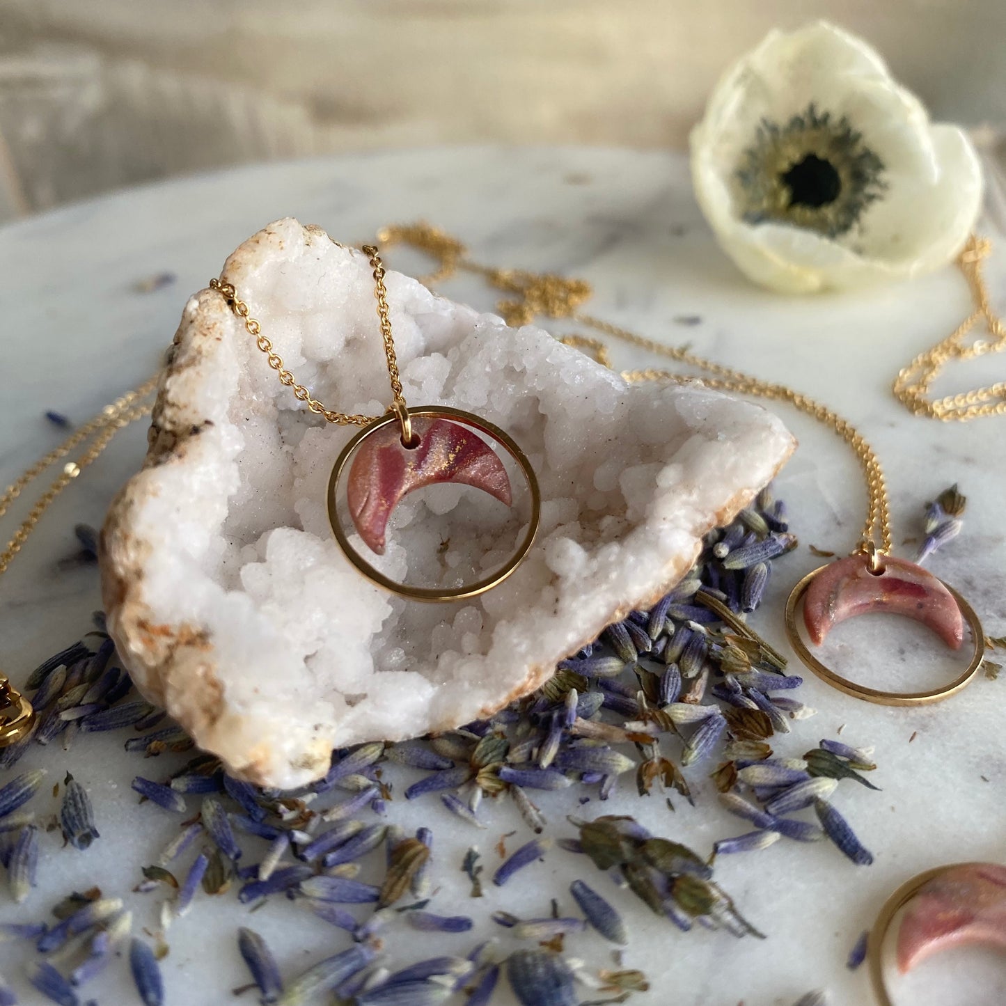 Mini Crescent Moon Necklace