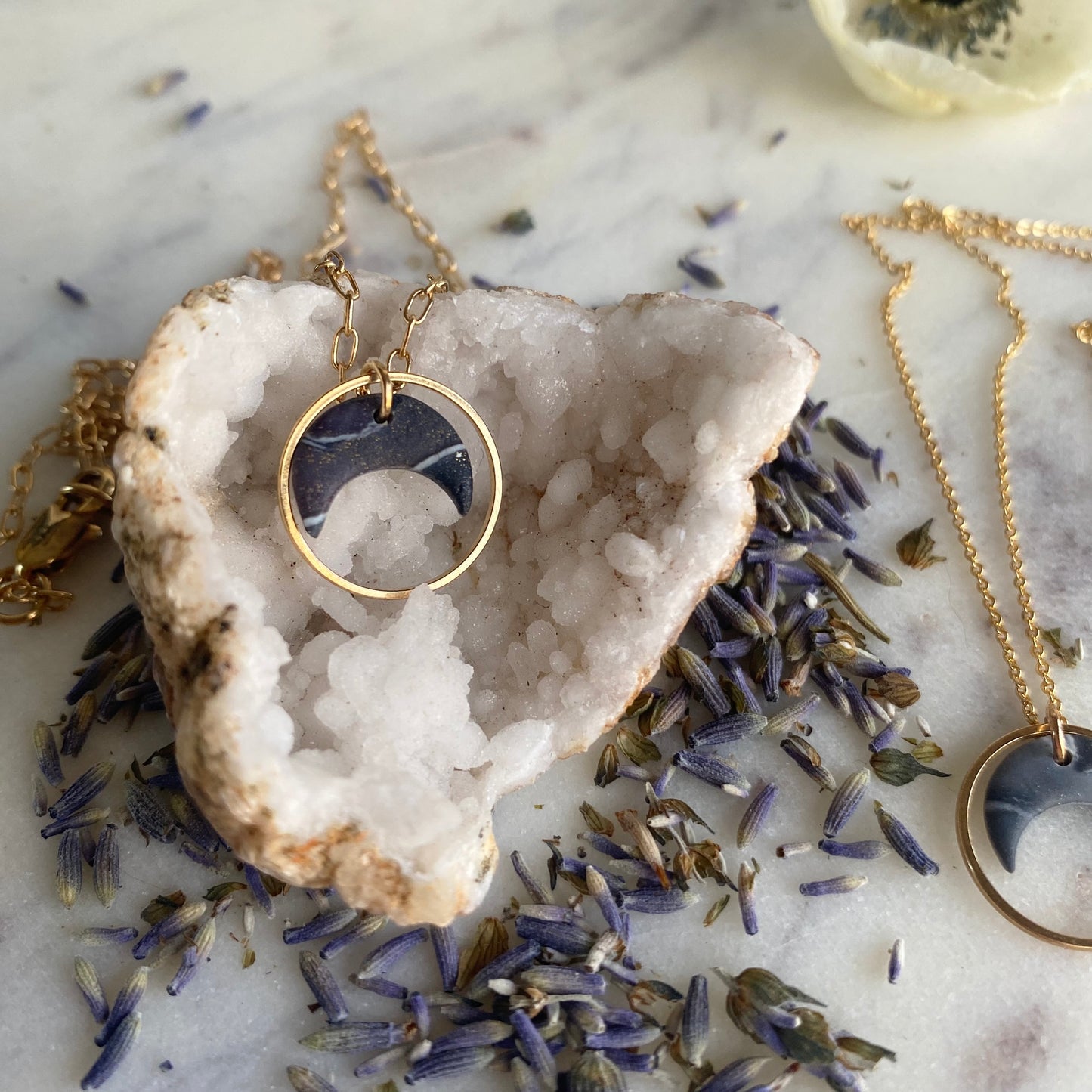 Mini Crescent Moon Necklace