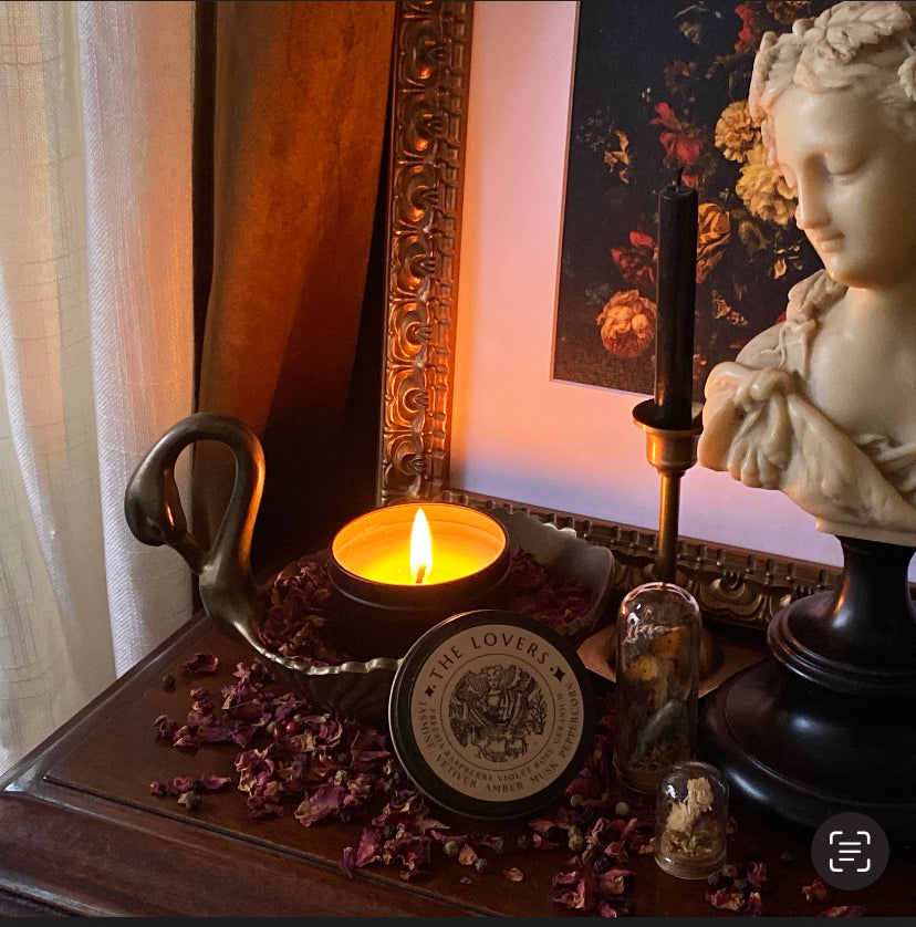 The Lovers Tarot Soy Candle