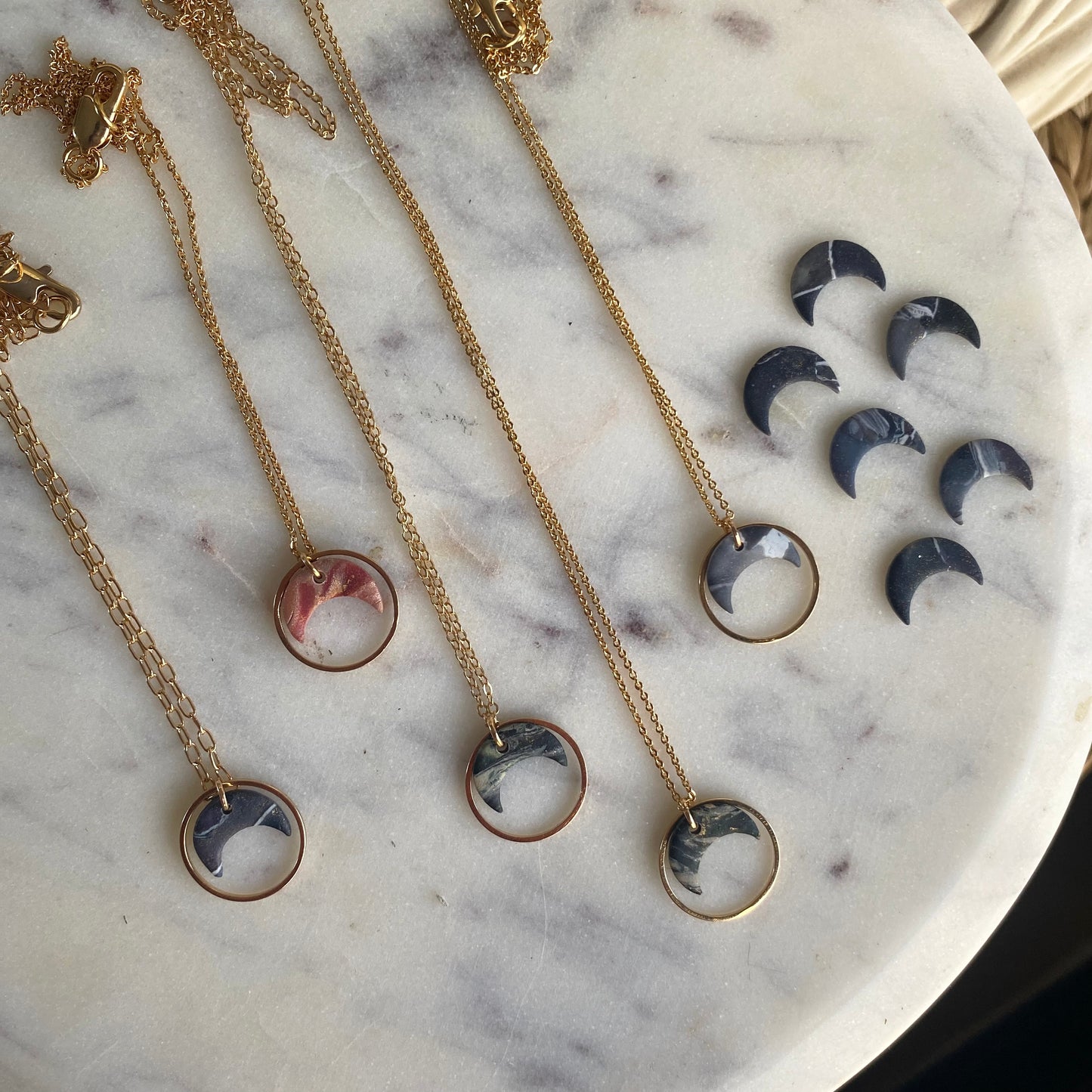 Mini Crescent Moon Necklace
