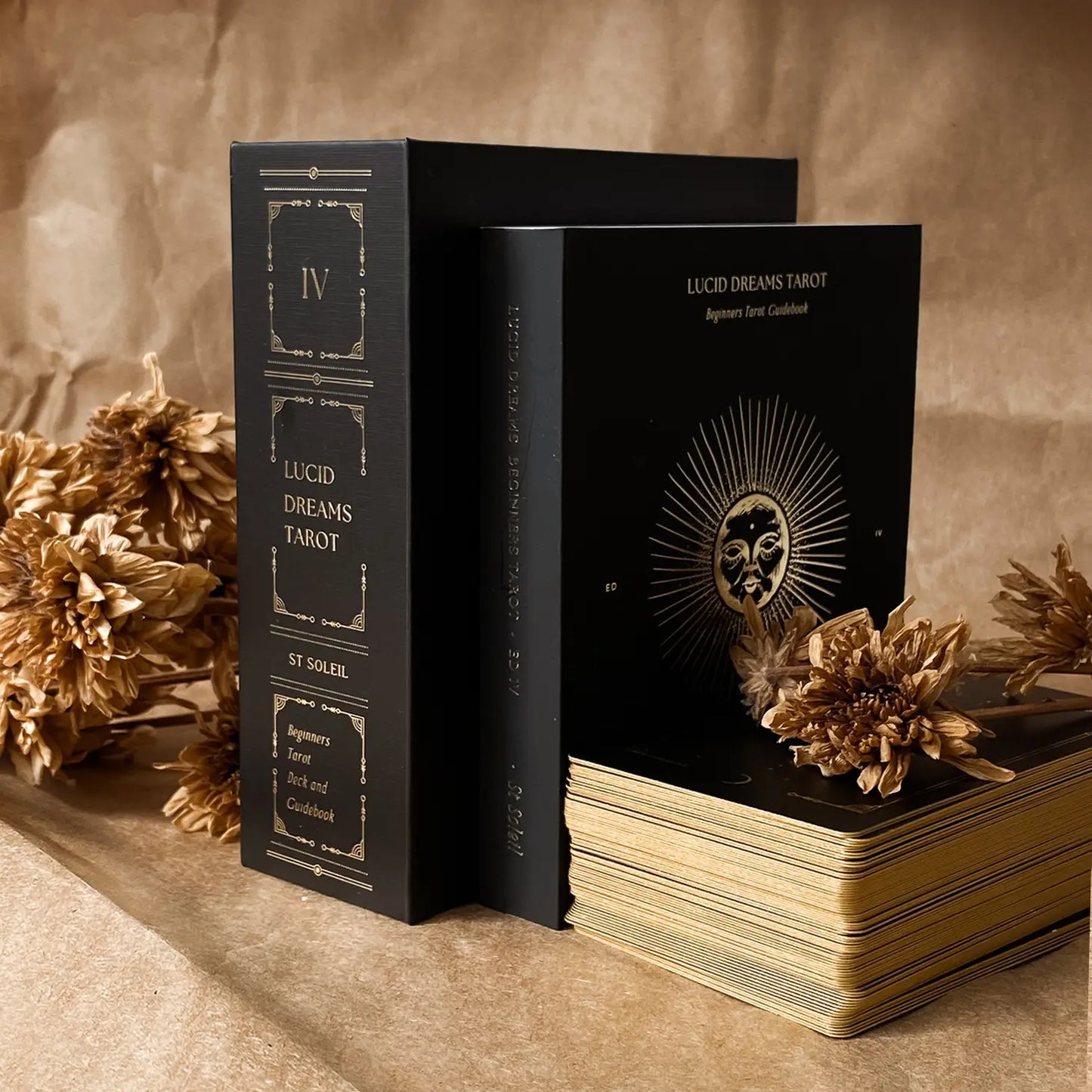 Lucid Dreams Beginner Tarot Deck, Black Eclipse Edition