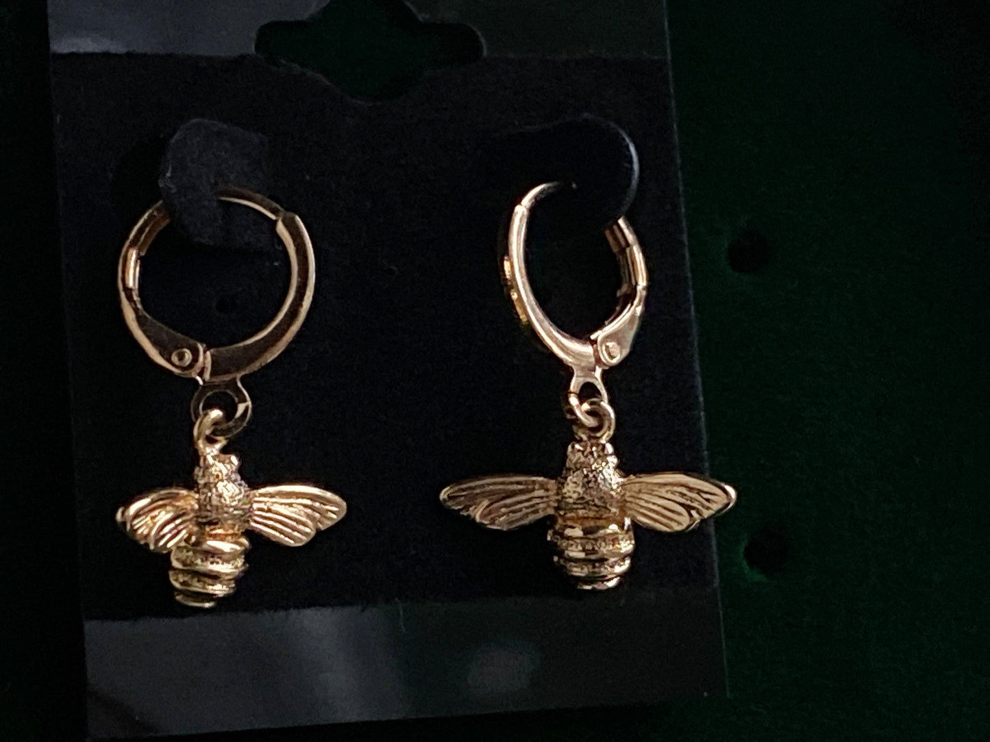 Bee Huggie Hoop Earrings