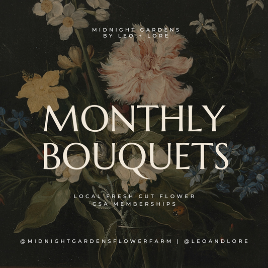 2025 Monthly Cut Flower Subscriptions