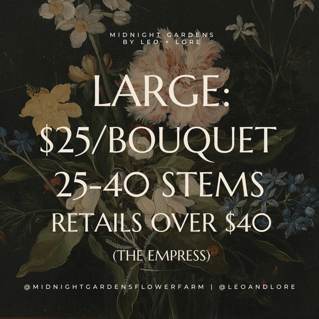2024 Monthly Cut Flower Subscriptions - Large Bouquets
