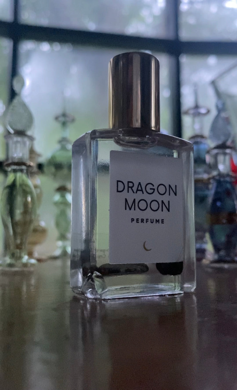 Dragon Moon Full Size Perfume Oil - QAS, Chipped Corner