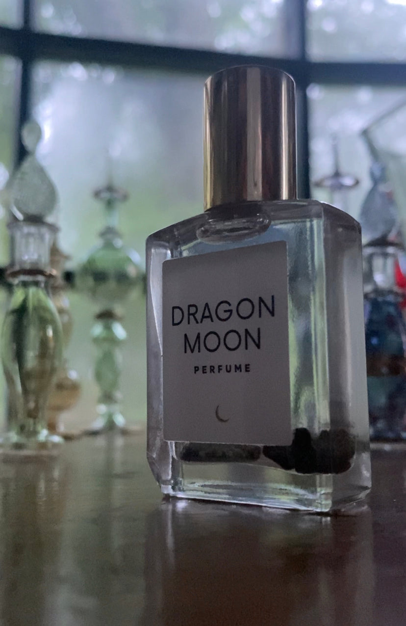 Dragon Moon Full Size Perfume Oil - QAS, Chipped Corner