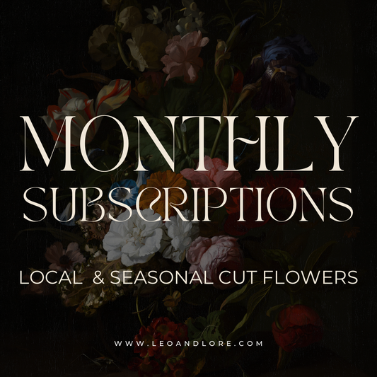 2024 Monthly Cut Flower Subscriptions (Local Pick Up/Delivery)