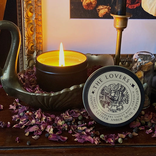 The Lovers Tarot Soy Candle