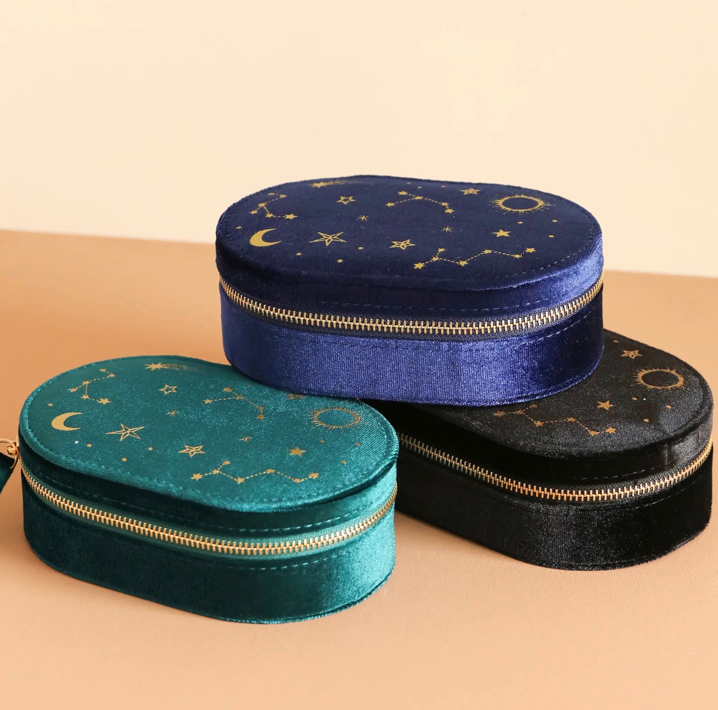 Velvet Celestial Jewelry Case