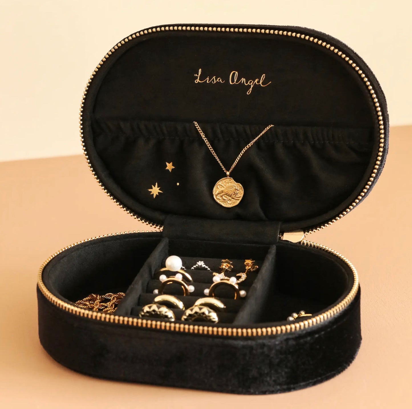 Velvet Celestial Jewelry Case